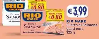 Enne Market Rio Mare Filetto Di Salmone gusti vari 125 g offerta