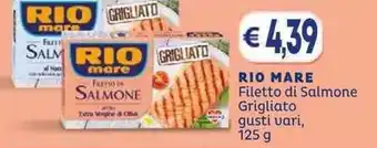 Enne Market Rio Mare Filetto Di Salmone Grigliato gusti vari 125 g offerta