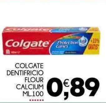 Enne Market Colgate Dentifricio Flour Calcium 100 ml offerta