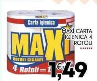 Enne Market Maxì Carta Igienica 4 Rotoli offerta