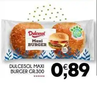 Enne Market Dulcesol Maxi Burger 300 gr offerta