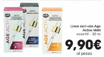 Linea sieri viso Age Active Matt 30 ml