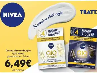 Interspar Nivea Crema viso antirughe Q10 giorno/notte 50 ml offerta
