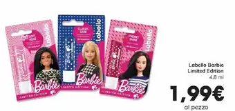 Interspar Labello Barbie Limited Edition 4,8 ml offerta