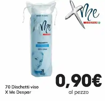 Interspar X Me Despar 70 Dischetti viso offerta