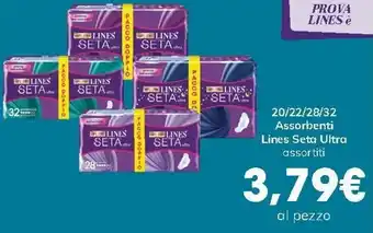 Interspar Lines Seta Ultra 20/22/28/32 Assorbenti assortiti offerta