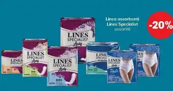 Lines Specialist Linea assorbenti assortiti
