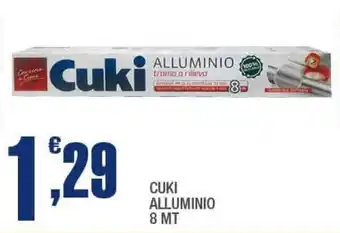 Splendidi e Splendenti CUKI ALLUMINIO 8 MT offerta