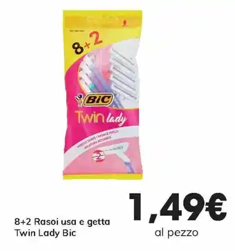 Interspar Twin Lady Bic 8+2 Rasoi usa e getta offerta