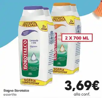 Interspar Borotalco Bagno 2 x 700 ml offerta