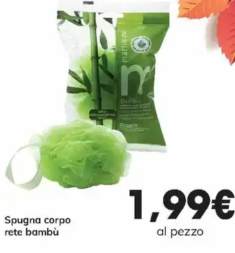 Interspar Spugna corpo rete bambù offerta