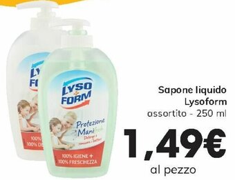 Interspar Lysoform Sapone Liquido 250 ml offerta