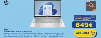 Euronics HP NOTEBOOK PAVILION 15-EH3002NL offerta