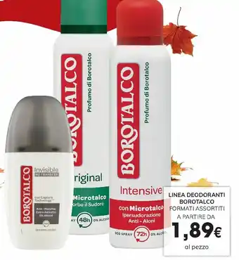 Interspar Borotalco Linea deodoranti offerta