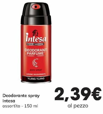 Interspar Intesa Deodorante spray 150 ml offerta