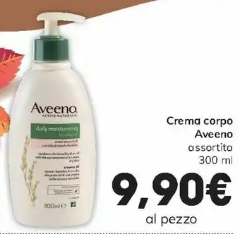 Interspar Aveeno Crema corpo 300 ml offerta