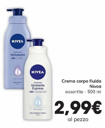 Interspar Nivea Crema corpo fluida 500 ml offerta