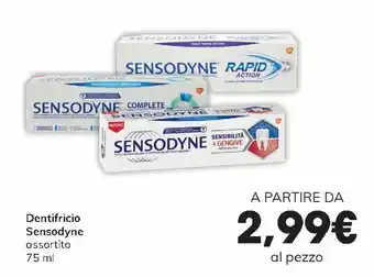 Interspar Sensodyne Dentifricio 75 ml offerta
