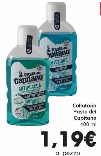 Interspar Pasta del Capitano Collutorio 400 ml offerta