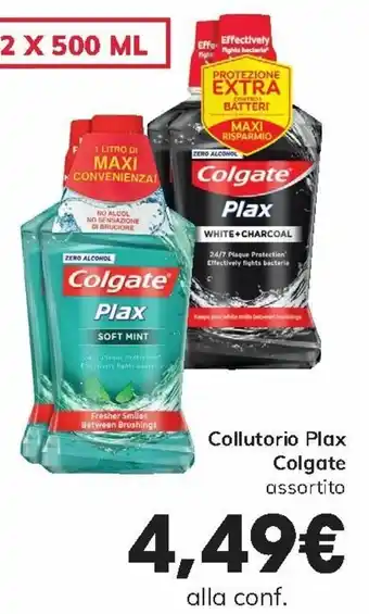 Interspar Colgate Collutorio Plax 2 x 500 ml offerta