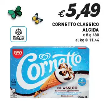 Coal CORNETTO CLASSICO ALGIDA x 8 g 480 offerta