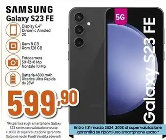 Expert SAMSUNG Galaxy S23 FE offerta