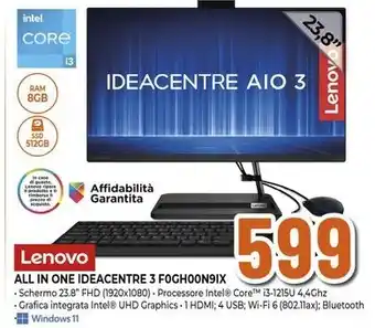 Expert Lenovo ALL IN ONE IDEACENTRE 3 FOGHO0N9IX offerta