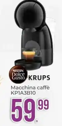 Portobello KRUPS Macchina caffè KP1A3B10 offerta