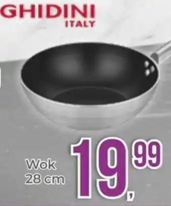 Portobello GHIDINI ITALY Wok 28 cm offerta