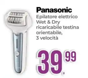 Portobello Panasonic Epilatore elettrico Wet & Dry offerta