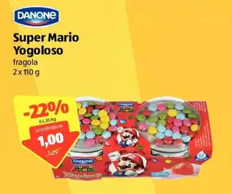 ALDI Danone Super Mario Yogoloso 2x110g offerta