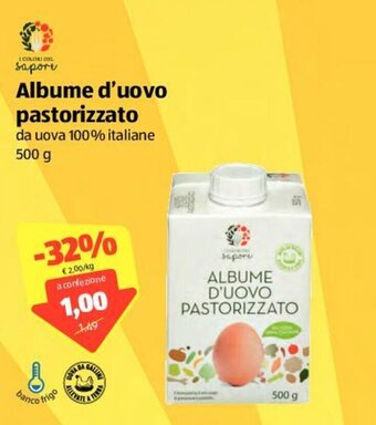 ALDI Albume d'Uovo pastorizzato 500g offerta