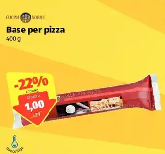 ALDI Base per pizza 400g offerta