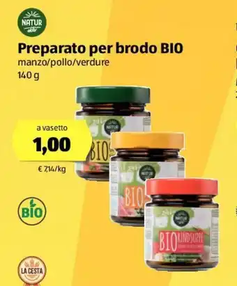 ALDI Preparato per brodo BIO 140g offerta