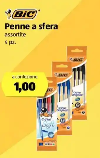 Bic Penne a sfera 4pz