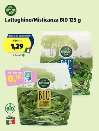 ALDI Lattughino/Misticanza BIO 125g offerta