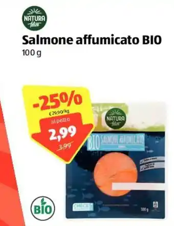 ALDI Salmone affumicato BIO 100g offerta