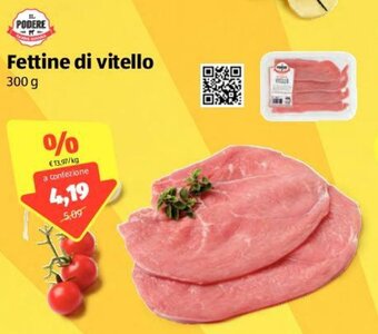 ALDI Il Podere Fettine di vitello 300g offerta