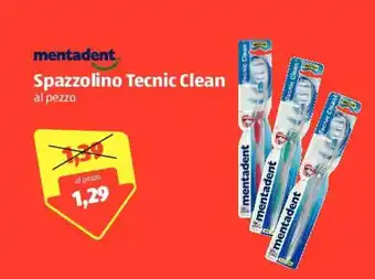 ALDI Mentadent Spazzolino Tecnic Clean offerta