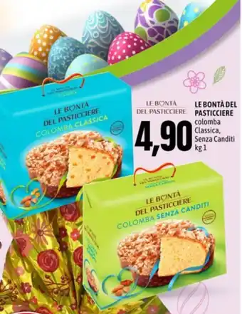 LE BONTÀ DEL PASTICCIERE colomba Classica, Senza Canditi kg 1