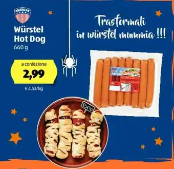 ALDI Würstel Hot Dog 660g offerta