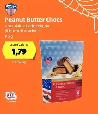 ALDI Peanut Butter Chocs 115g offerta