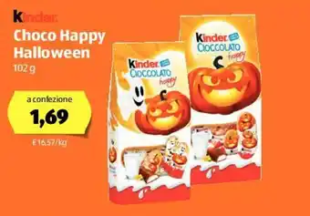 ALDI Kinder Choco Happy Halloween 102g offerta