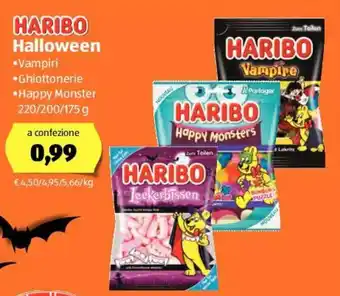 ALDI Haribo Halloween 220/200/175g offerta