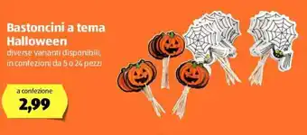 ALDI Bastoncini a tema Halloween 5 o 24 pezzi offerta
