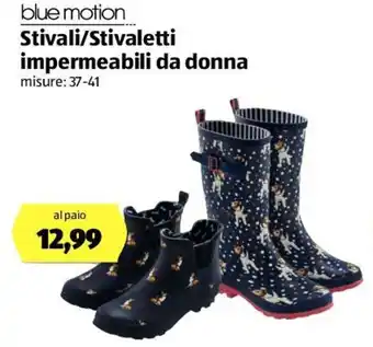 ALDI Blue motion Stivali/Stivaletti impermeabili da donna offerta