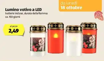 ALDI Lumino votivo a LED offerta