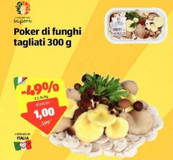 ALDI Poker di funghi tagliati 300g offerta