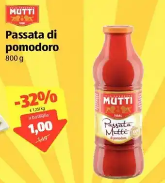 ALDI Mutti Passata di pomodoro 800g offerta