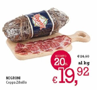 A&O Negroni Coppa Zibello offerta